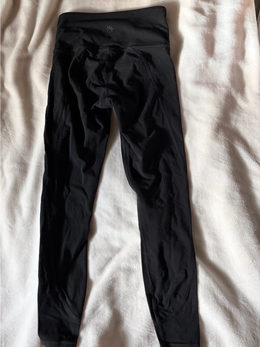Athleta Black leggings Logo Tag - Picture 3 of 6